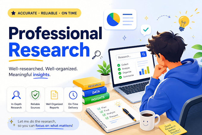do research on topic you want