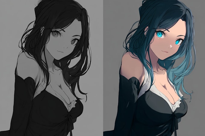 draw character sheet or reference sheet for your character