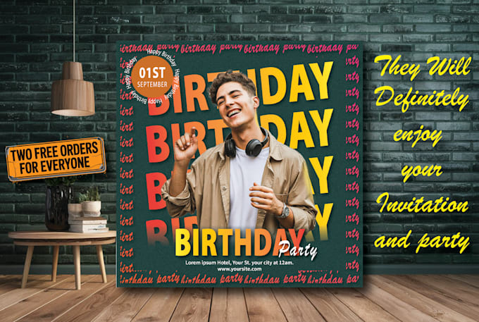 design a postcard, greeting card or invitation
