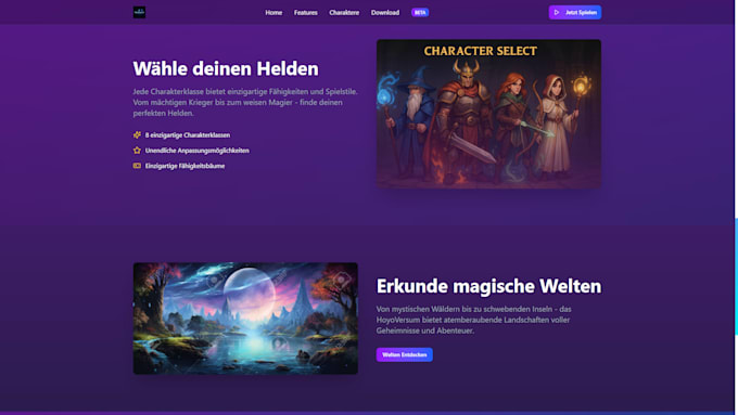 custom responsive HTML, javascript website