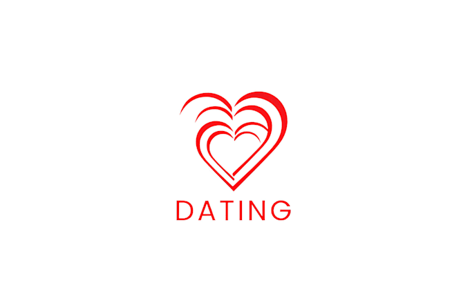 do modern sexy love and dating logo design