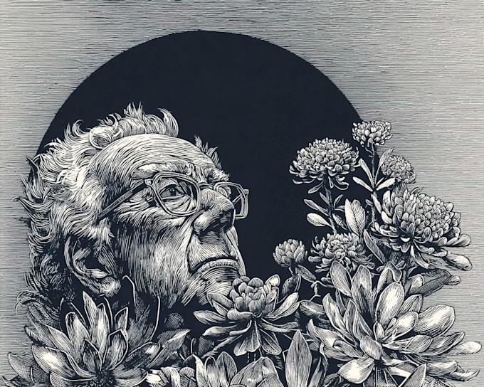 create awesome linocut illustration art