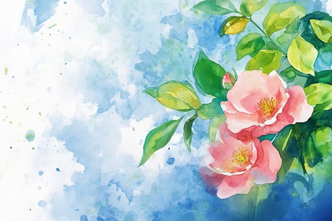 do a watercolor illustration