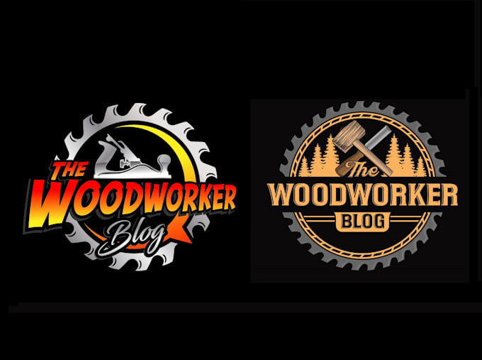 design awesome woodwork logo