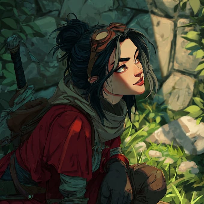 do fantasy character art and unique fantasy character
