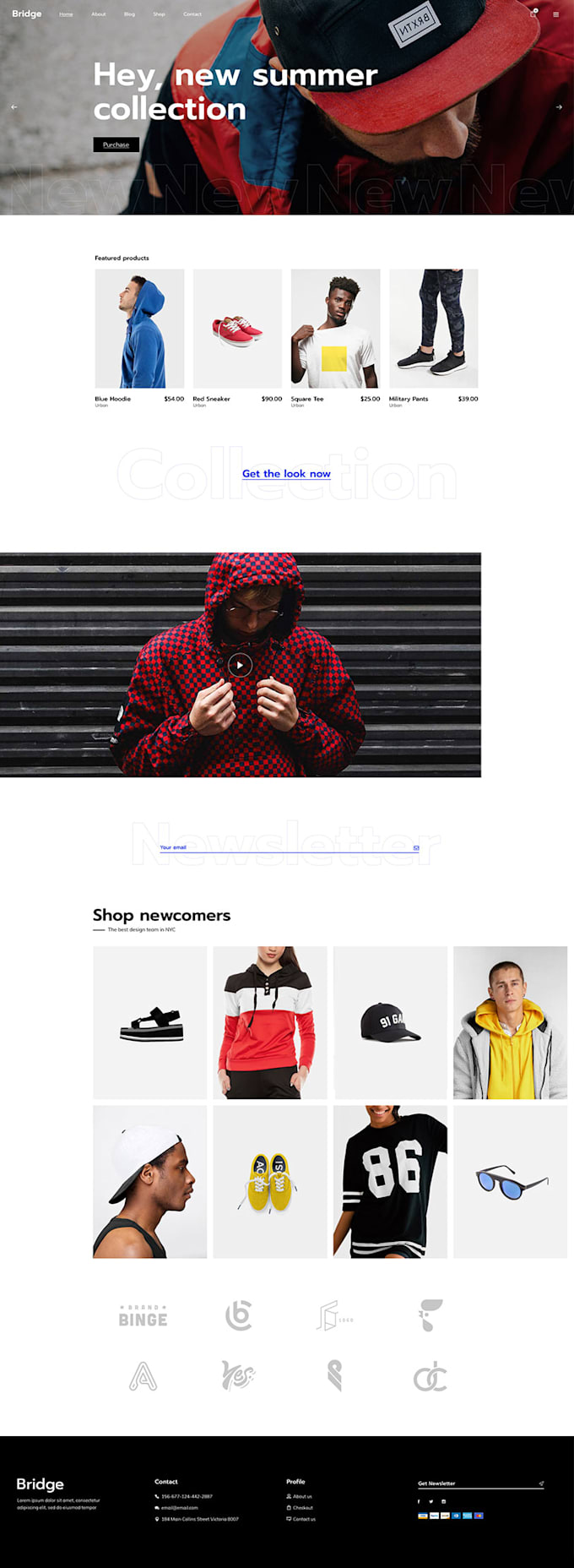 do urban clothing store website