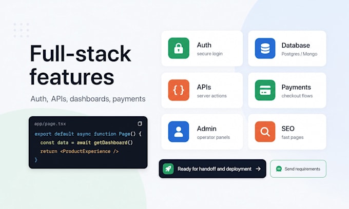 build a fast nextjs website or web app