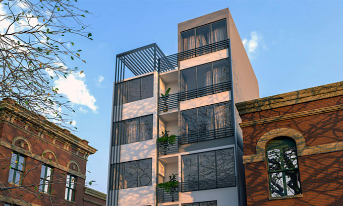 do modern 3d house visualization