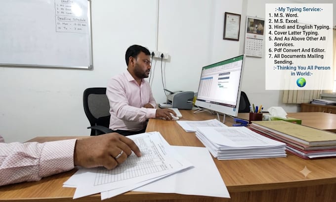 do fast data entry, typing work, and copy paste in 4 hours