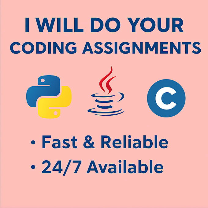 do your python, java, java script, and c programming assignments