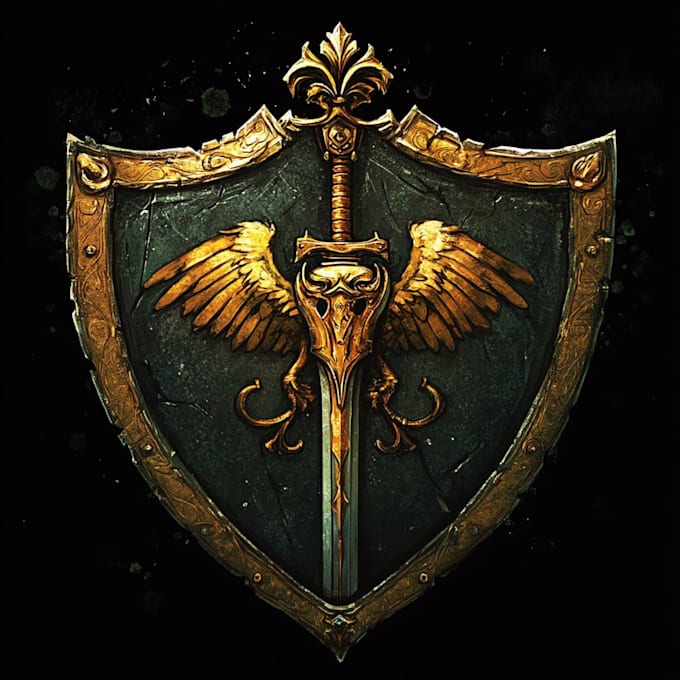 create a fantasy game logo