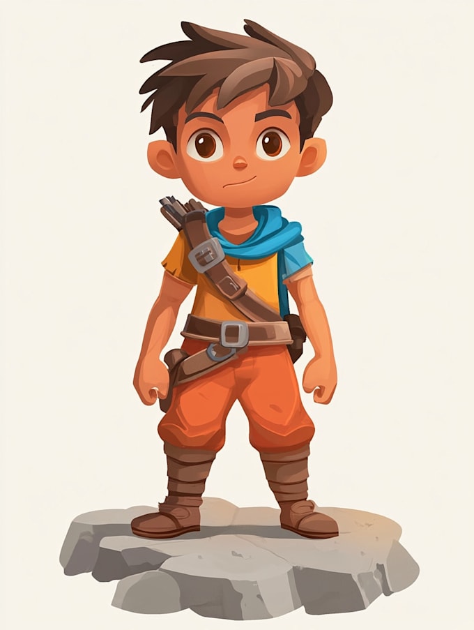 draw 2d game character or 2d game character