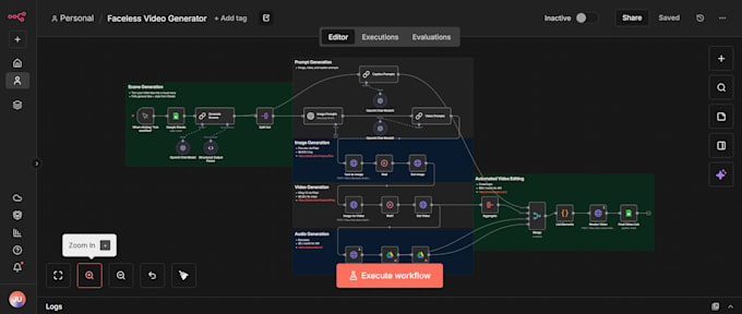 n8n content automation, n8n ai videos, heygen, midjourney