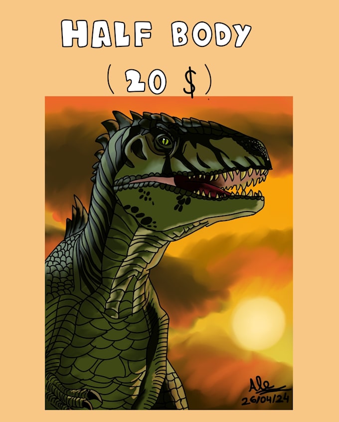 draw dinosaurs, marine reptiles and pterosaurs