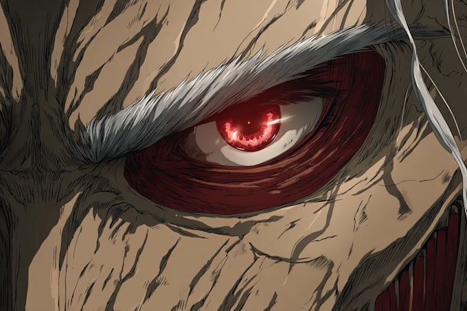 draw attack of titans custom portrait