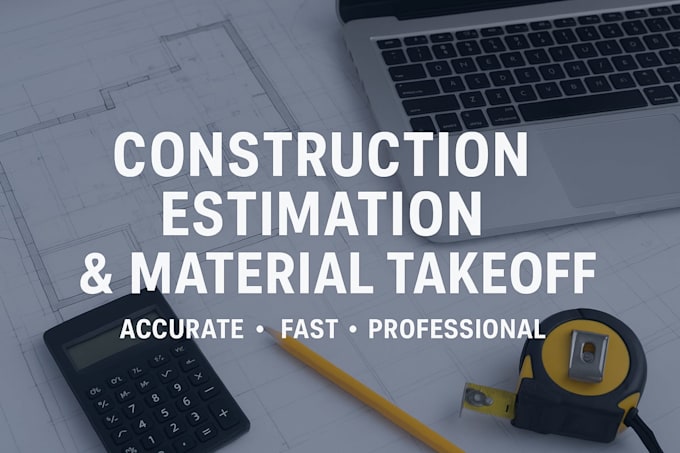 provide construction estimation and material takeoff