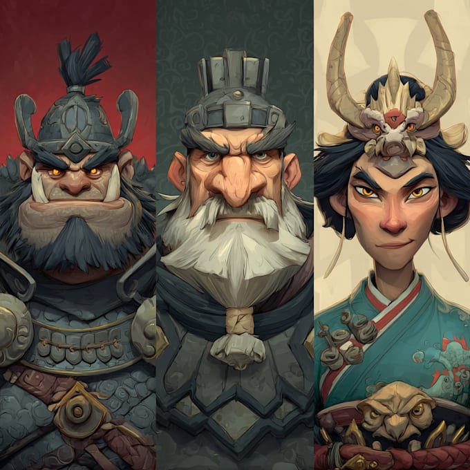 design unique and high quality gaming characters for game