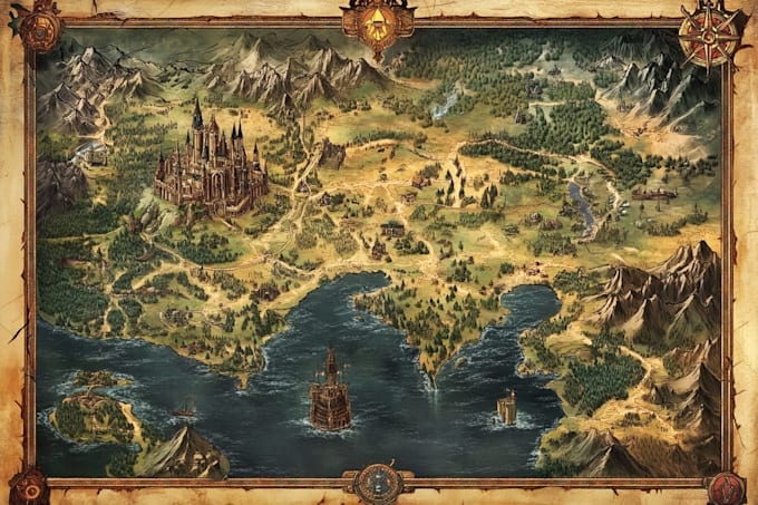 create your fantasy city map