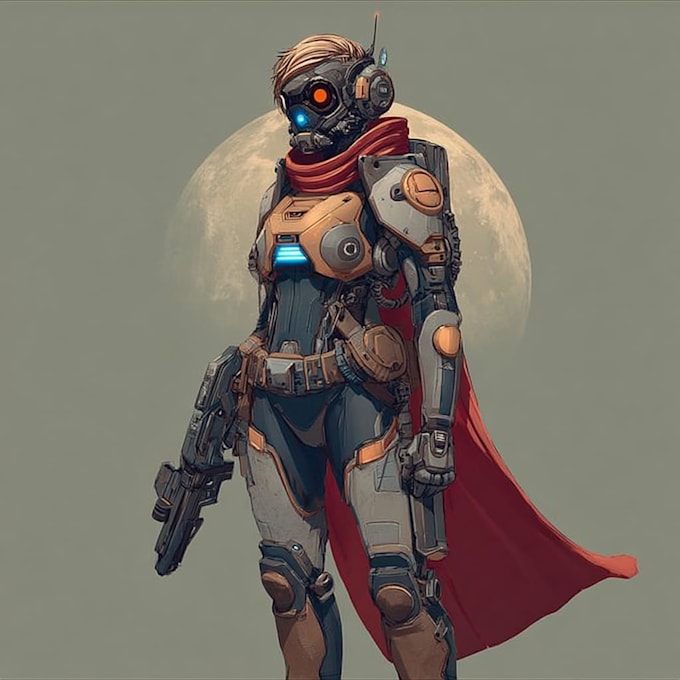 Design sci fi character illustration or sci fi character by Corlera ...