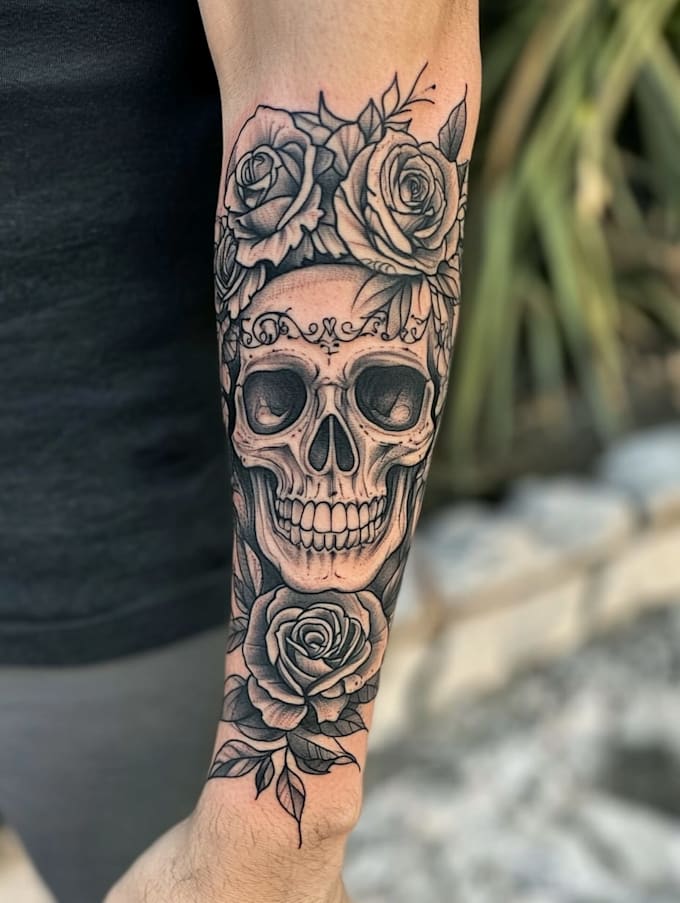 high end linework tattoo design for you