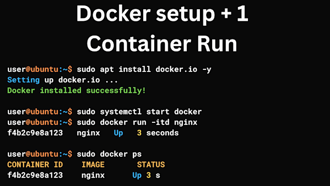 containerize your application and deploy using docker