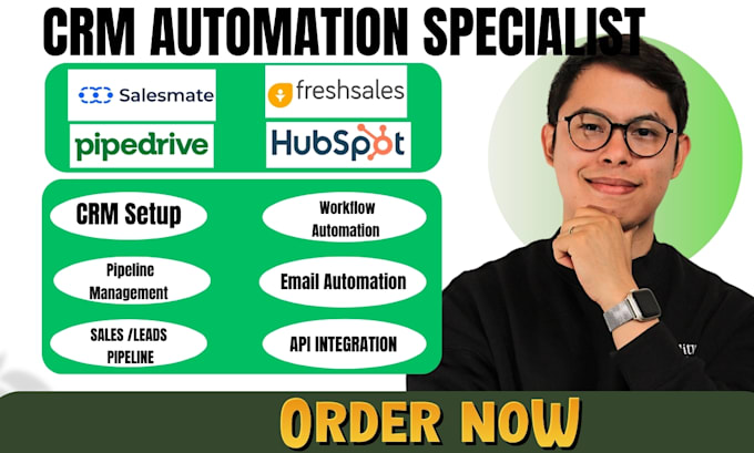 setup salesmate freshsales hubspot close io pipedrive crm automation