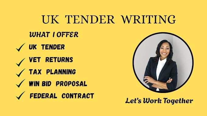 write professional UK tender proposals and pqq responses