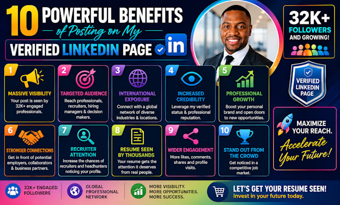 promote your resume to 31k linkedin followers