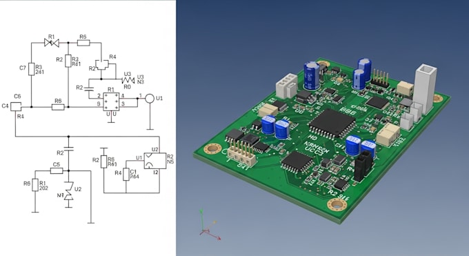 Create pcb schematic, layout, bom, and gerber files using eagle or ...