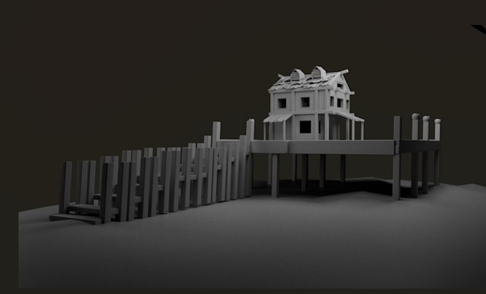 clean low poly models