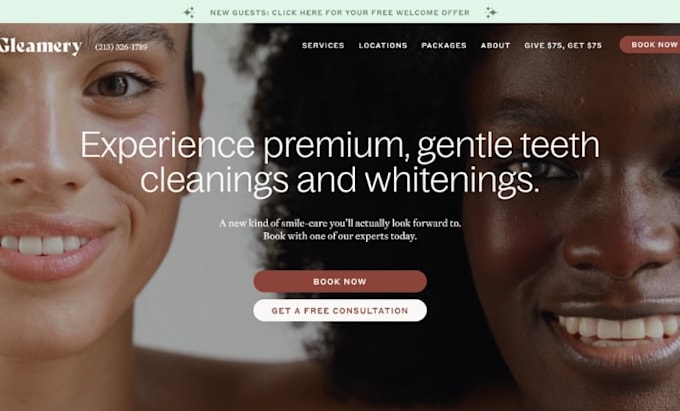 design responsive wordpress website medical dental clinic orthodontist practice