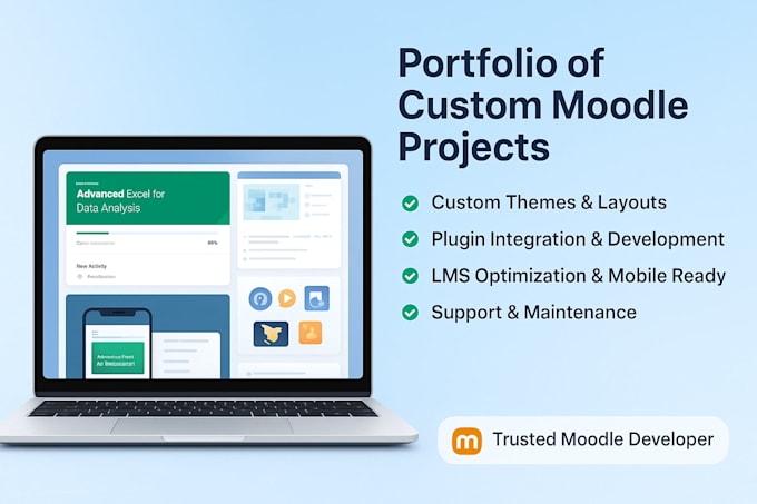 develop or customize moodle lms platform