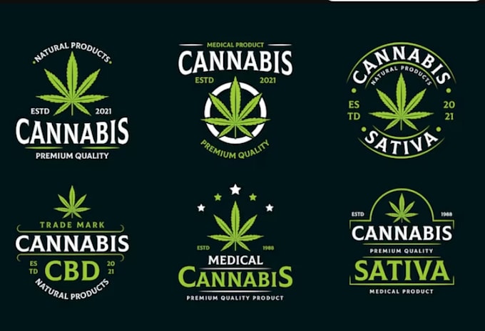 do modern cannabis logo design