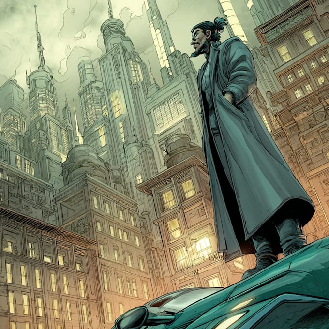 comic book artist for graphic novel superhero