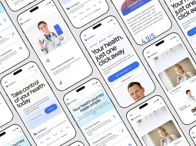 create an online booking website for salons, doctors, or coaches