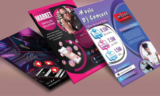 Design a custom electronic press kit epk with branding and seo by ...