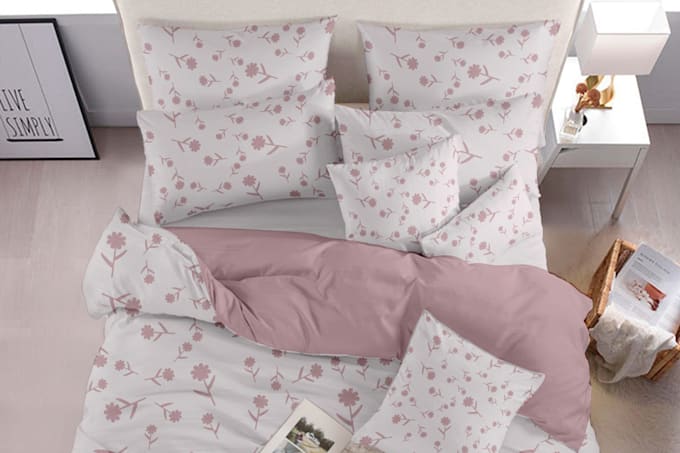 create custom mockups for bedding, curtains, cushions, textile design