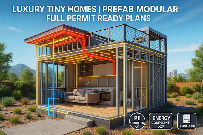 design luxury tiny homes and prefab modular plans  USA and canada
