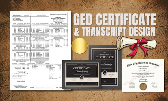 Design custom certificate, diploma, gift certificate, degree or award ...