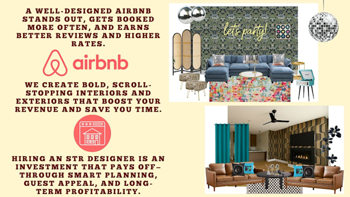 interior design an amazing high ROI airbnb
