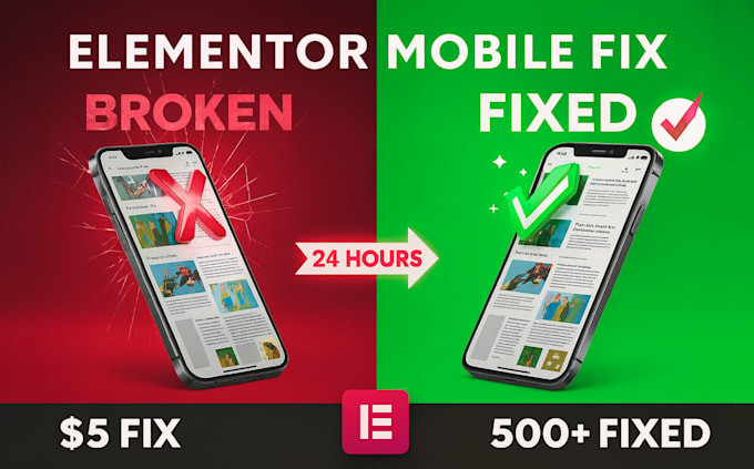 fix elementor layout CSS issues responsive error