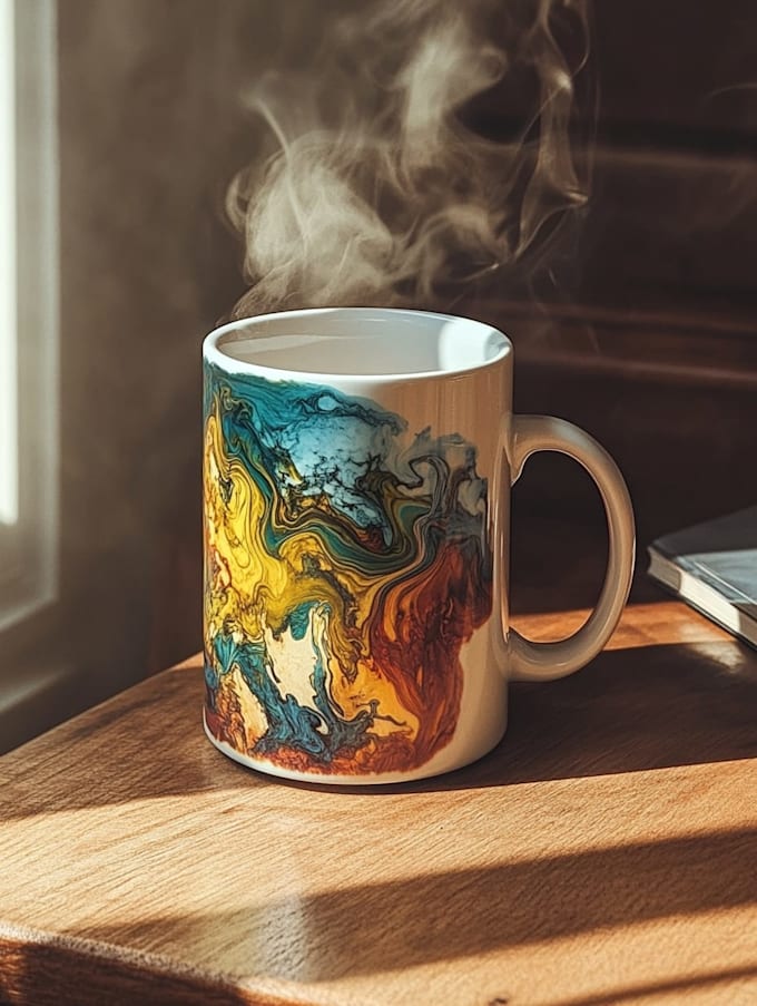 make a an custom mug design or coffee mug design
