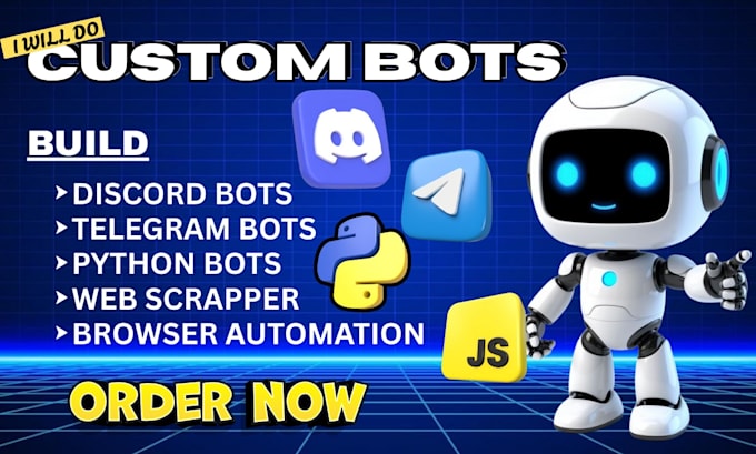 build advanced python bots discord bot telegram web scrapping automation systems