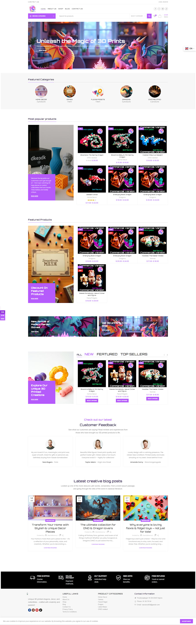 build a professional wordpress ecommerce website or woocommerce online store