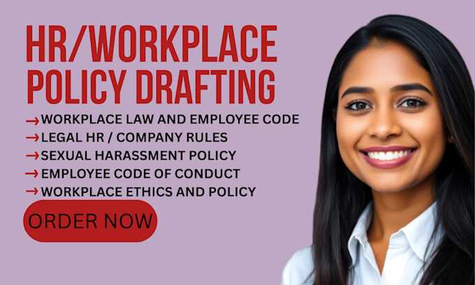 write HR compliance and workplace policy documents for your business