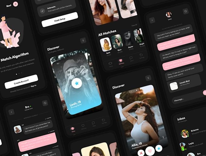 do mobile app development, flutter app, dating app, crypto wallet app