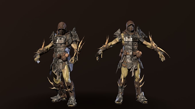 rip 3d model characters weapons armor and game assets