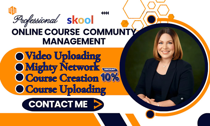 upload video courses to skool community and organize course content