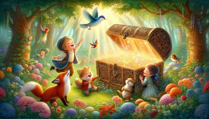 draw awesome children story book illustrations