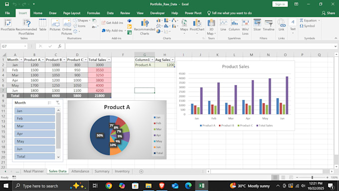 organize, analyze, and visualize your data in excel